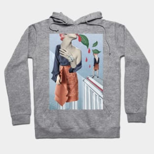 Surreal Fashion Collage Hoodie